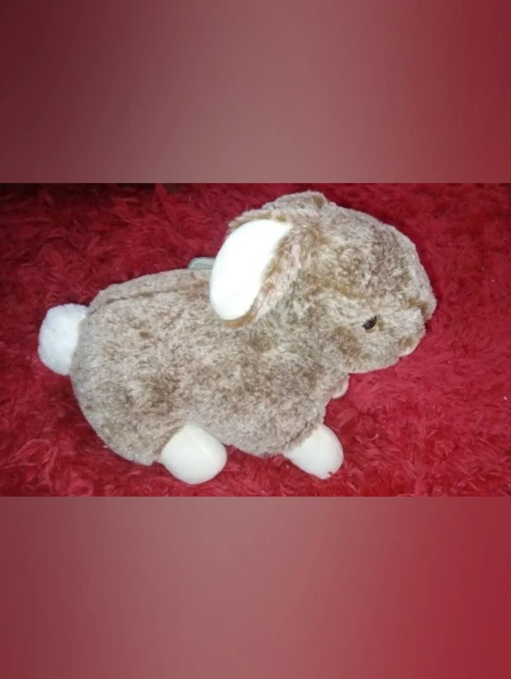 Plush Brown Bunny Small Pet Soft Toy - Cozy Comfort